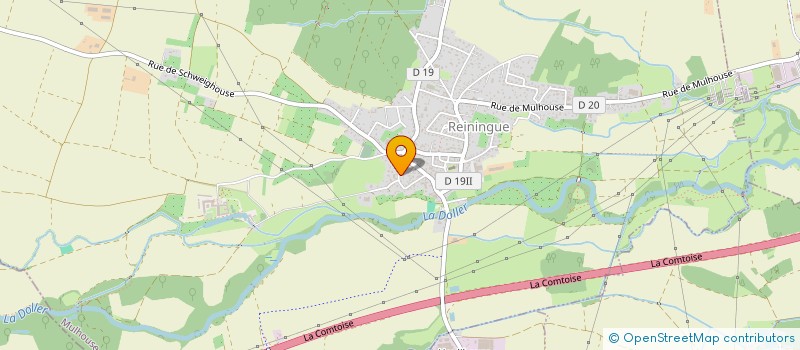 localisation de l'entreprise SCI SLASH  REININGUE