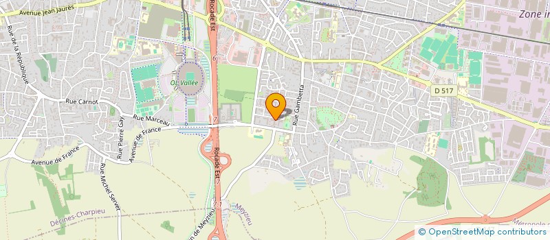 localisation de l'entreprise SCI SLASSI  MEYZIEU