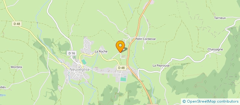 localisation de l'entreprise SCI SLATER à NEUVEGLISE-SUR-TRUYERE
