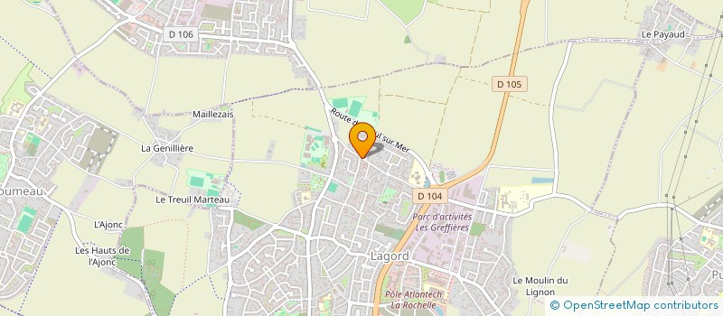 localisation de l'entreprise SCI SLATTERY  LAGORD