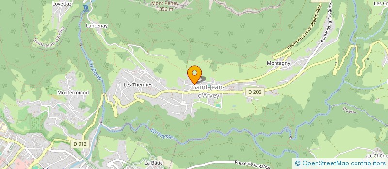 localisation de l'entreprise SCI SLAVA  SAINT-JEAN-D'ARVEY