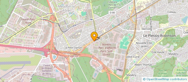 localisation de l'entreprise SCI SLAVYGH à CLAMART