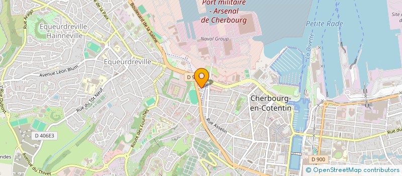 localisation de l'entreprise SCI SLB à CHERBOURG-EN-COTENTIN