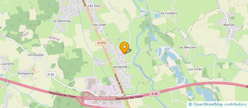 localisation de l'entreprise SCI SLB  ATTIGNAT