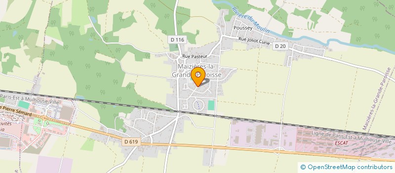 localisation de l'entreprise SCI SLB  MAIZIERES-LA-GRANDE-PAROISSE
