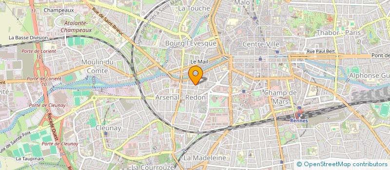 localisation de l'entreprise SCI SLB  RENNES