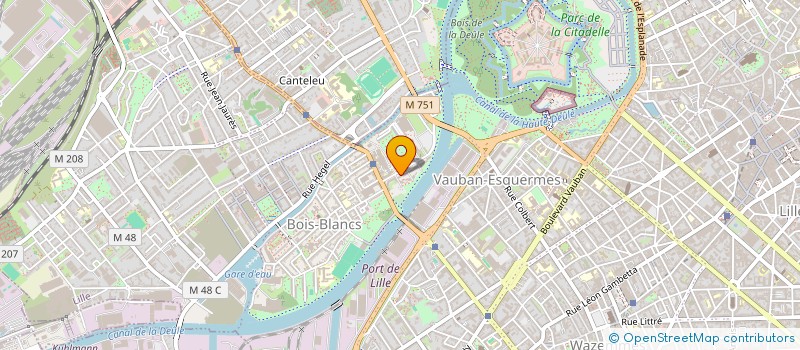 localisation de l'entreprise SCI SLB IMMO à LILLE