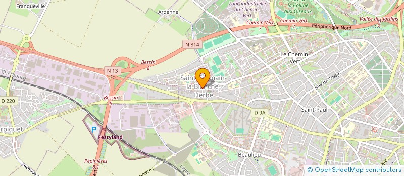 localisation de l'entreprise SCI SLC  SAINT-GERMAIN-LA-BLANCHE-HERBE