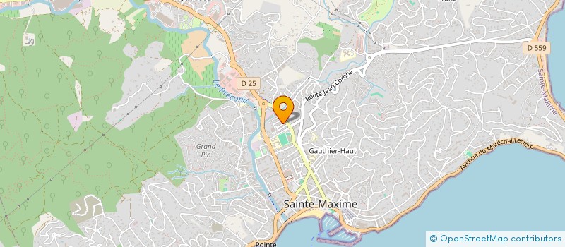 localisation de l'entreprise SCI SLC à SAINTE-MAXIME