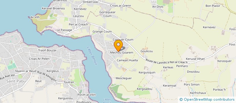 localisation de l'entreprise SCI SLC 7  LANNILIS