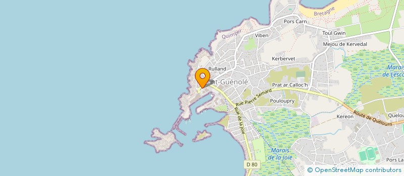 localisation de l'entreprise SCI SLC  PENMARCH