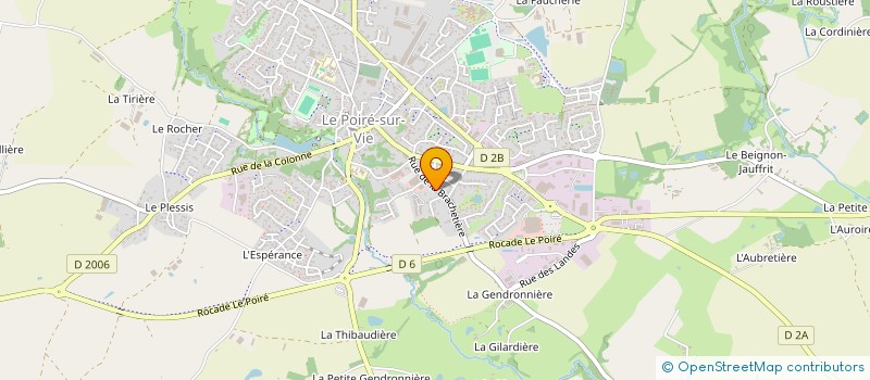localisation de l'entreprise SCI SLCANTIN à LE POIRE-SUR-VIE