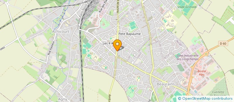 localisation de l'entreprise SCI SLD  ACHICOURT