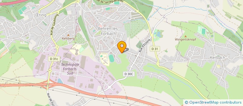 localisation de l'entreprise SCI SLD  BEHREN-LES-FORBACH