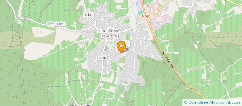 localisation de l'entreprise SCI SLDA DRIMMO INVEST  SAINT-LAURENT-DES-ARBRES