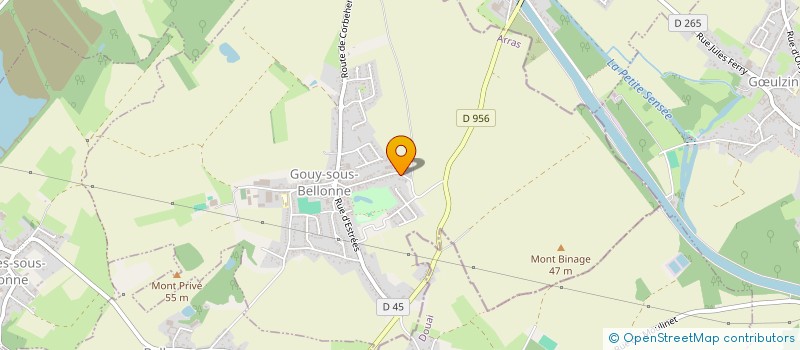 localisation de l'entreprise SCI SLDB  GOUY-SOUS-BELLONNE