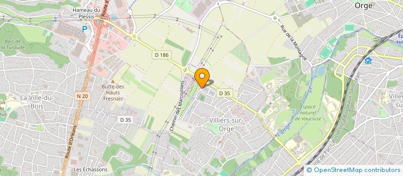 localisation de l'entreprise SCI SLDM  VILLIERS-SUR-ORGE