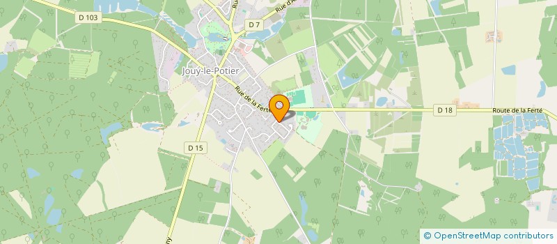 localisation de l'entreprise SCI SLE à JOUY-LE-POTIER
