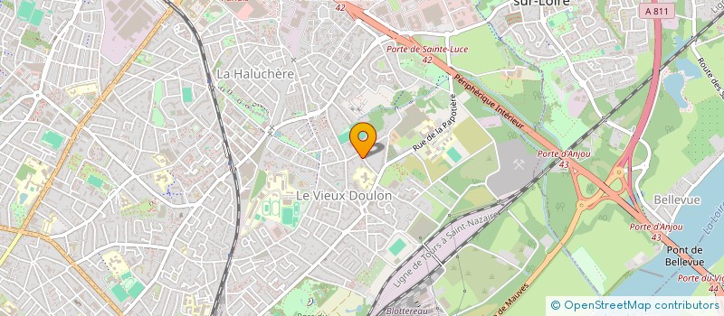 localisation de l'entreprise SCI SLEF  NANTES