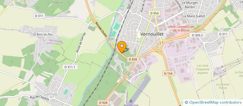 localisation de l'entreprise SCI SLEG à VERNOUILLET