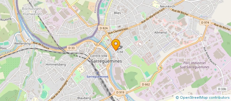 localisation de l'entreprise SCI SLEIDAN à SARREGUEMINES