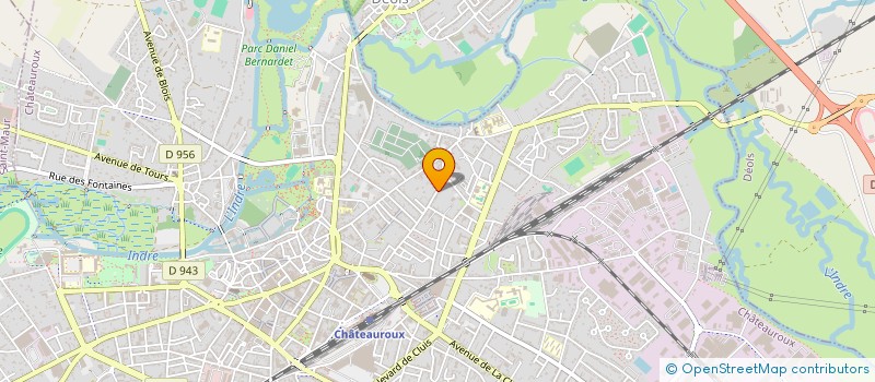 localisation de l'entreprise SCI SLEIMAN à CHATEAUROUX