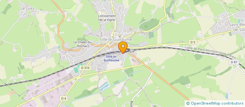 localisation de l'entreprise SCI SLF  SAINT-REMY-DE-SILLE