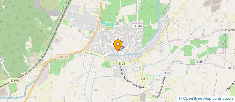 localisation de l'entreprise SCI SLF IMMO  GRAVESON