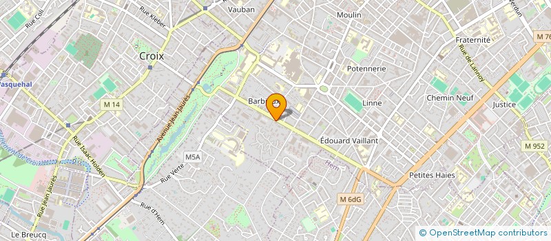 localisation de l'entreprise SCI SLG  ROUBAIX