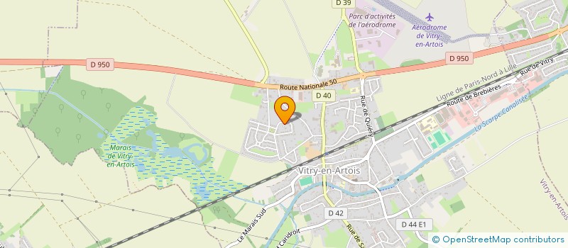 localisation de l'entreprise SCI SLGM  VITRY-EN-ARTOIS