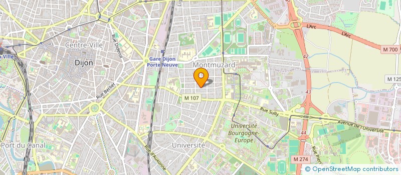 localisation de l'entreprise SCI SLI à DIJON