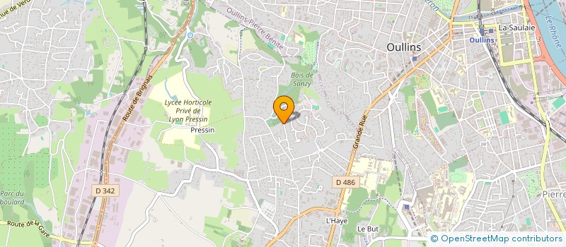 localisation de l'entreprise SCI SLIM  SAINT-GENIS-LAVAL