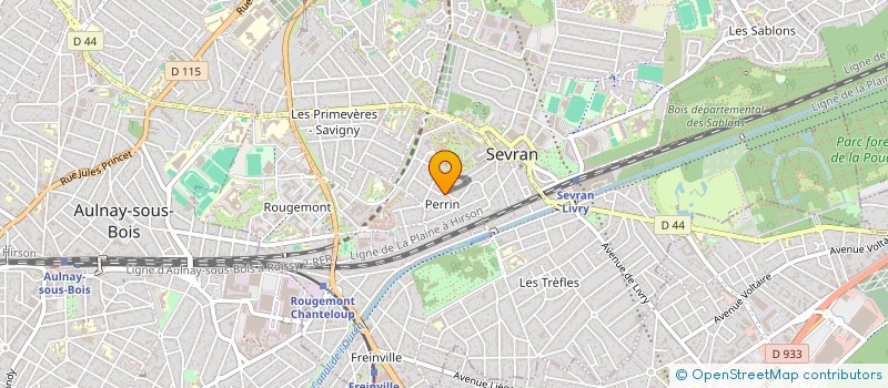 localisation de l'entreprise SCI SLIVNO à SEVRAN