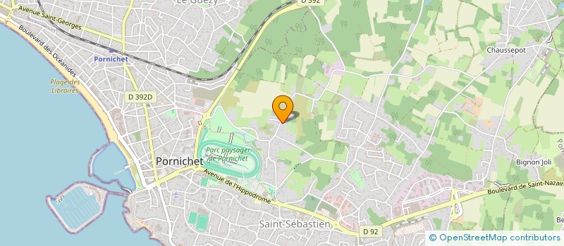 localisation de l'entreprise SCI SLJ à PORNICHET