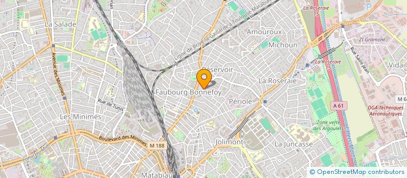 localisation de l'entreprise SCI SLJT à TOULOUSE