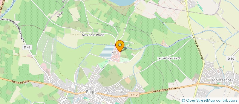 localisation de l'entreprise SCI SLLC à BAGES
