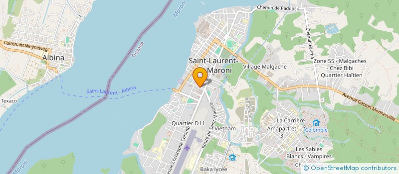 localisation de l'entreprise SCI SLM 1 à SAINT-LAURENT-DU-MARONI