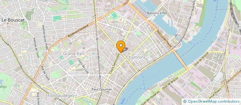 localisation de l'entreprise SCI SLM  BORDEAUX