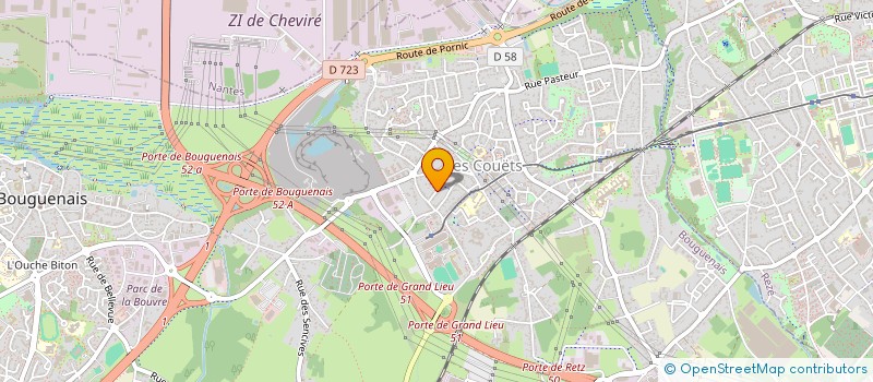 localisation de l'entreprise SCI SLM à BOUGUENAIS