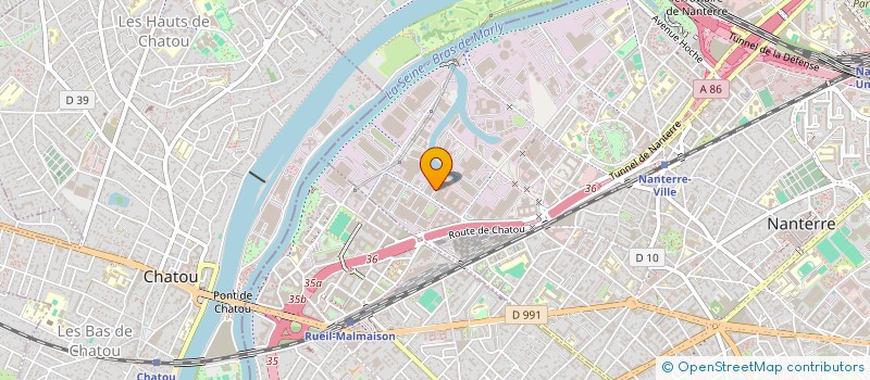 localisation de l'entreprise SCI SLM COMPANY  NANTERRE