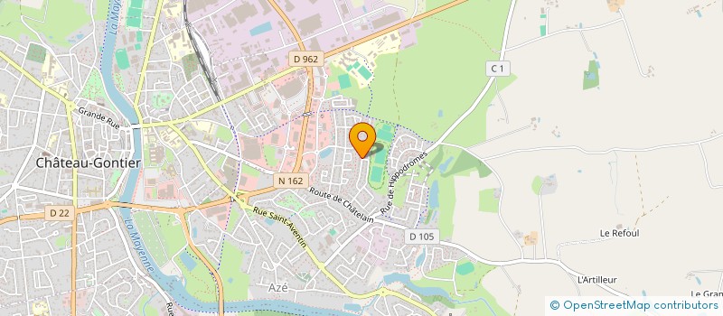 localisation de l'entreprise SCI SLM INFINITY  CHATEAU-GONTIER-SUR-MAYENNE