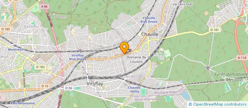 localisation de l'entreprise SCI SLMNJ  VIROFLAY