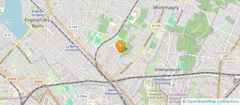 localisation de l'entreprise SCI SLN  DEUIL-LA-BARRE