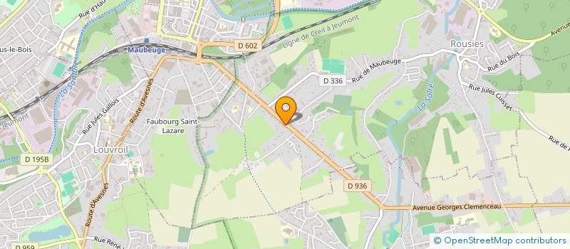 localisation de l'entreprise SCI SLNL  ROUSIES