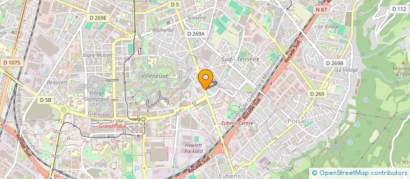 localisation de l'entreprise SCI SLOBODA  EYBENS