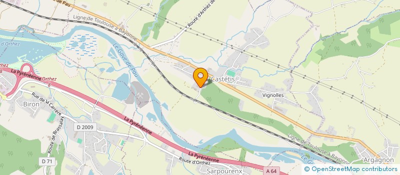 localisation de l'entreprise SCI SLONE  CASTETIS