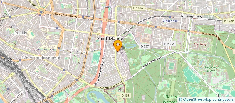 localisation de l'entreprise SCI SLONIM à SAINT-MANDE