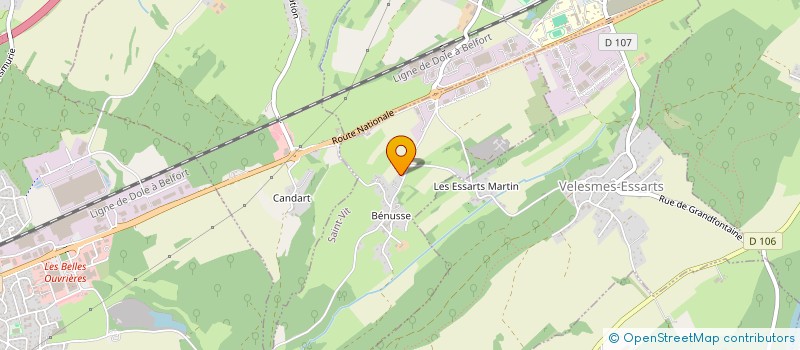 localisation de l'entreprise SCI SLP  SAINT-VIT