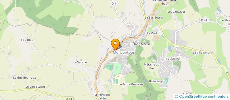 localisation de l'entreprise SCI SLPG 22  MONCONTOUR