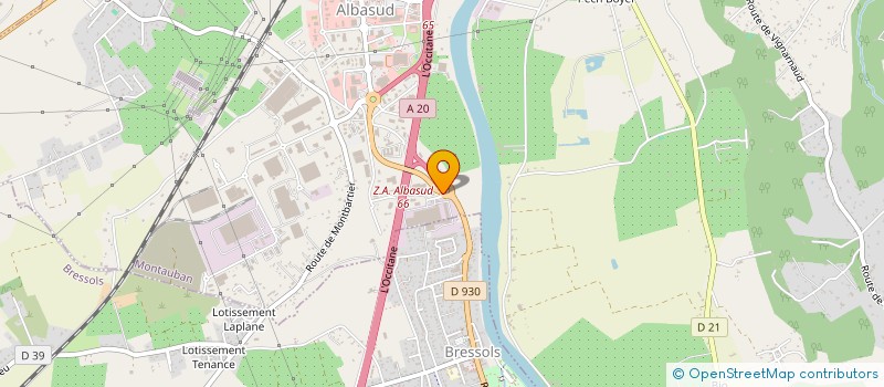 localisation de l'entreprise SCI SLR  MONTAUBAN